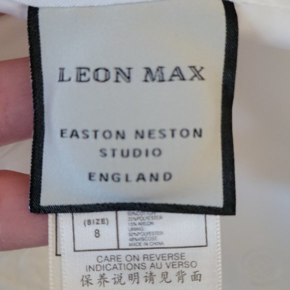 Leon Max Limited Edition NWT Textured Cream Jacket - Picture 9 of 16